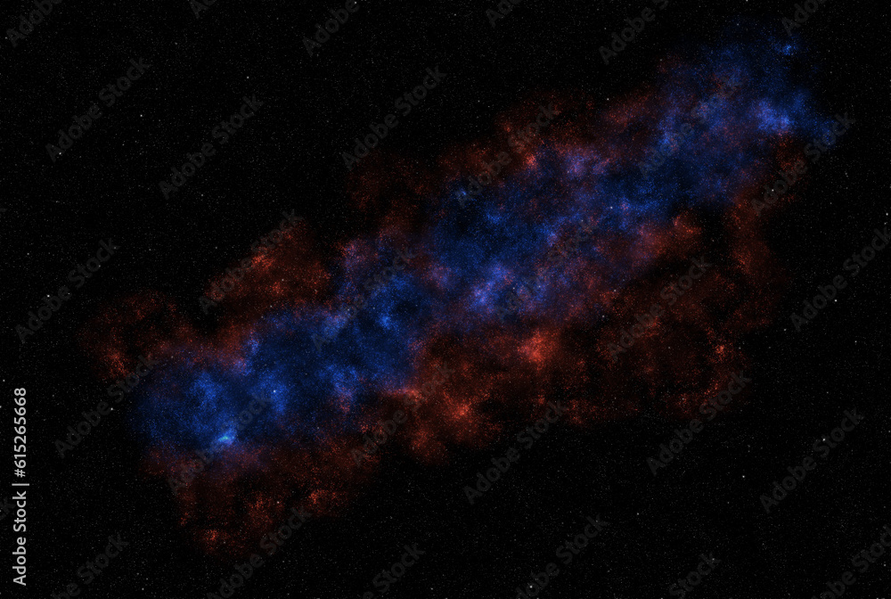 Obraz premium Starry galaxy dark infinite milky way twinkle cosmos astrology interstellar background