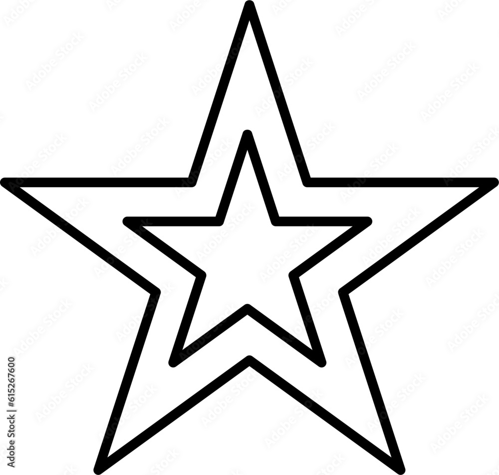Light Star Outline Icon Vector Light Star Outline Icon Vector