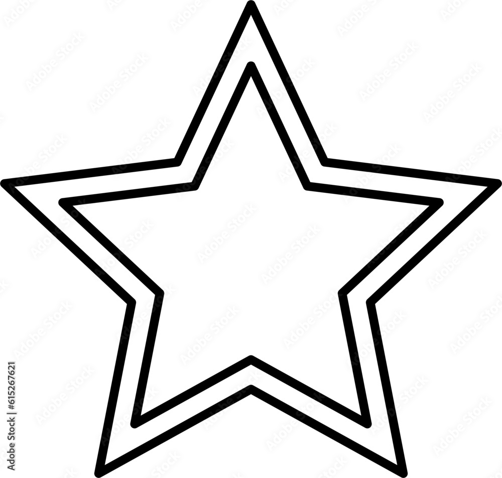 Light Star Outline Icon Vector Light Star Outline Icon Vector