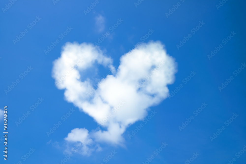 White clouds formed to heart shape use for love concepts and valentine background White clouds formed to heart shape use for love concepts and valentine background