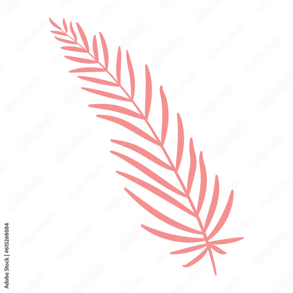 Isolated colored summer leaf icon Vector illustration