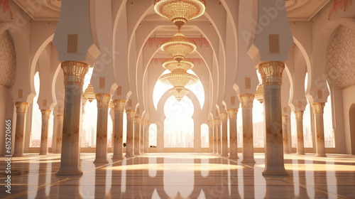Very beautiful Muslim mosque