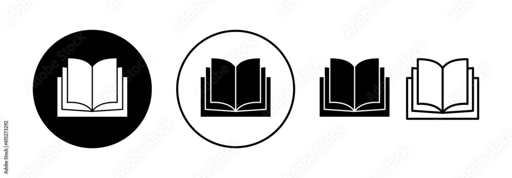 Book icon vector for web and mobile app. open book sign and symbol. ebook icon Book icon vector for web and mobile app. open book sign and symbol. ebook icon