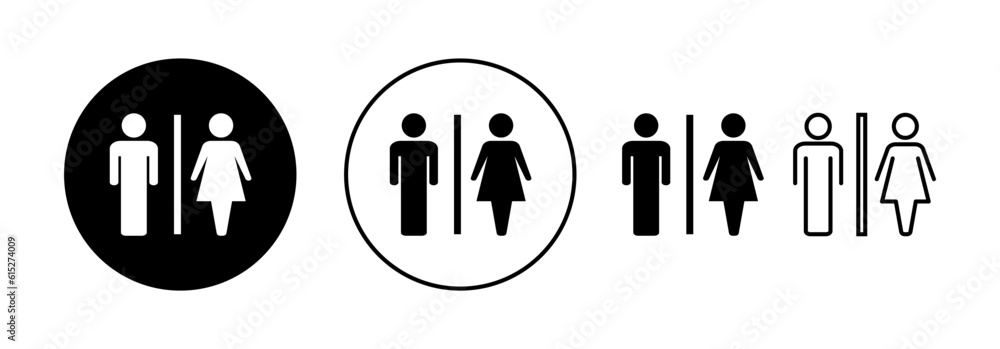 Toilet icon vector for web and mobile app. Girls and boys restrooms sign and symbol. bathroom sign. wc, lavatory Toilet icon vector for web and mobile app. Girls and boys restrooms sign and symbol. bathroom sign. wc, lavatory