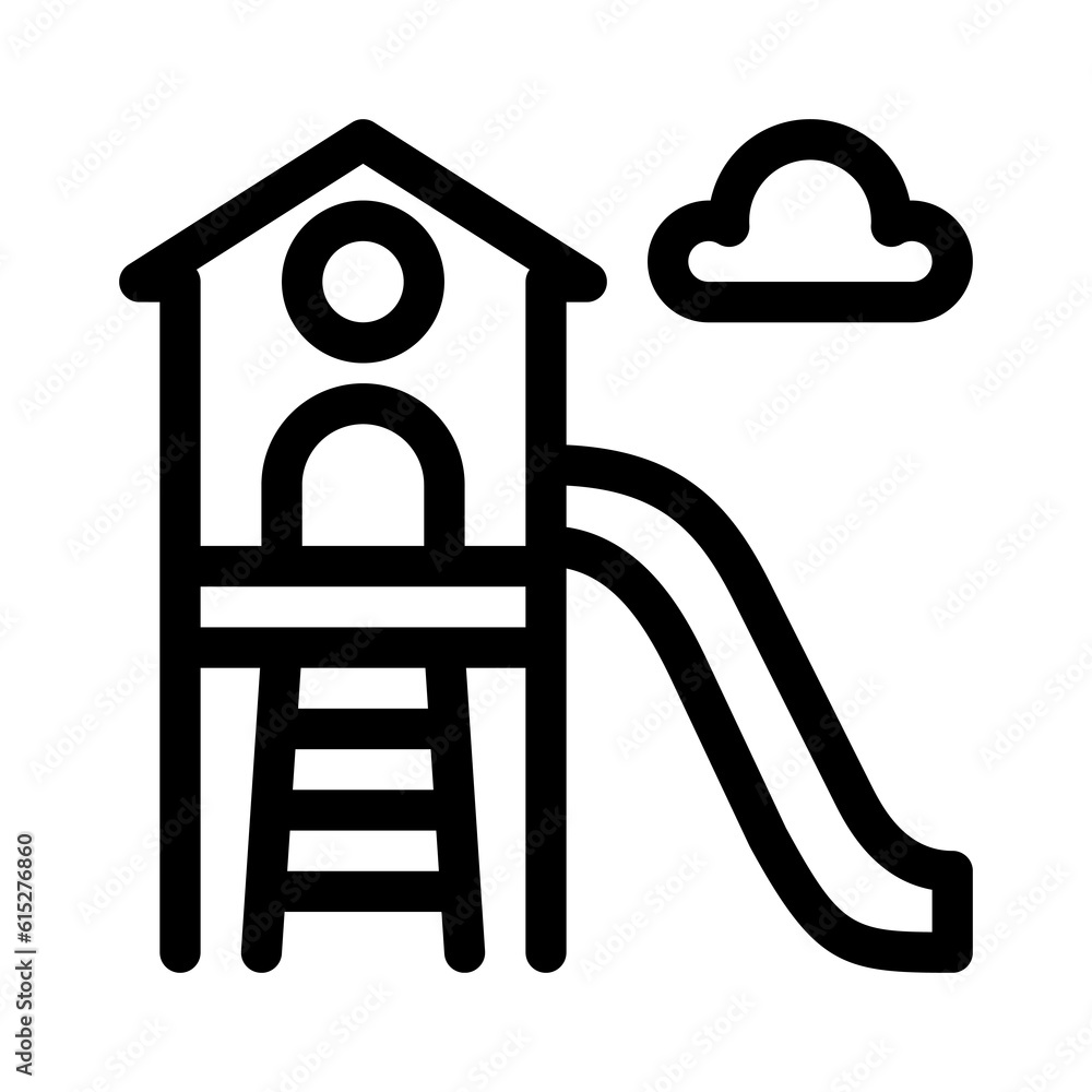 Playground Icon on White Background Playground Icon on White Background