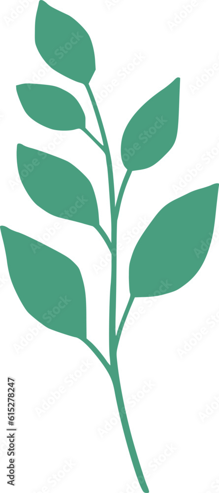 Fototapeta premium botanical line art vector illustration