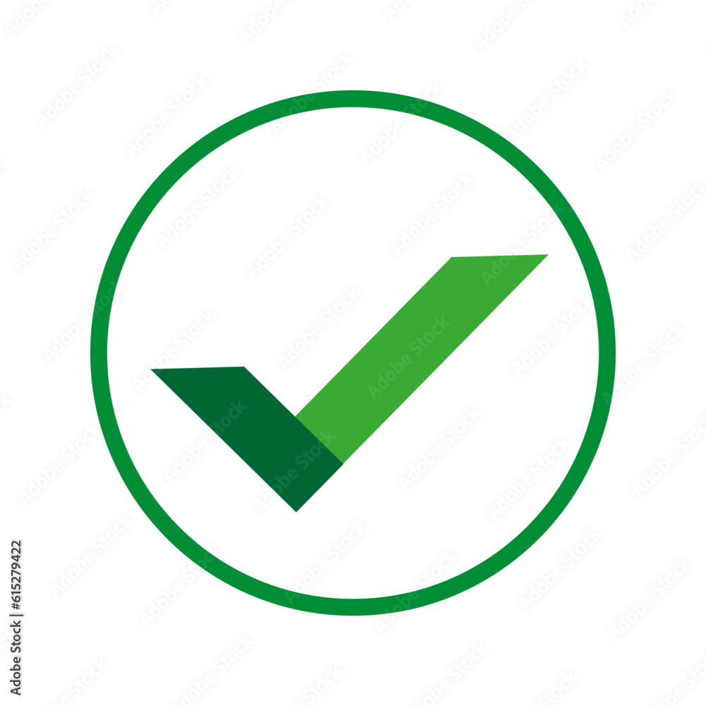 Check mark icon. Vector illustration. Stock image. Check mark icon. Vector illustration. Stock image.