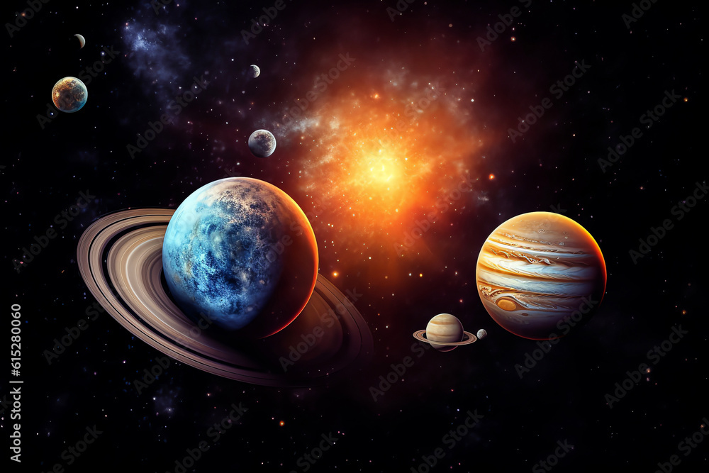 planets galaxy outer space background planets galaxy outer space background