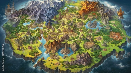 RPG Game World Map