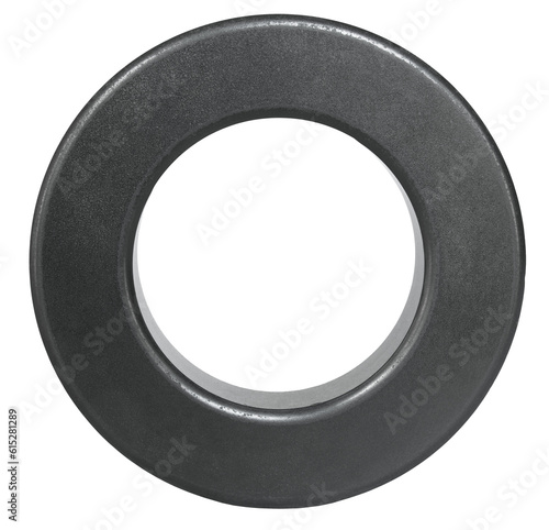 Ring made of ferrite for radio use