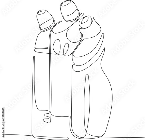 Home cleaning service landing page design concept, illustration of janitors with cleaning tools. Vector illustration