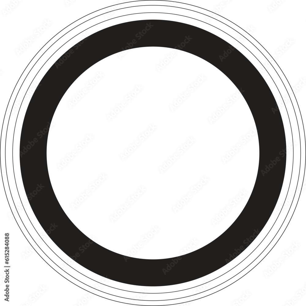 abstract hand drawn circle frames. Black circle frame border abstract hand drawn circle frames. Black circle frame border