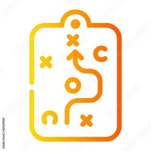startegy Line Gradient Icon