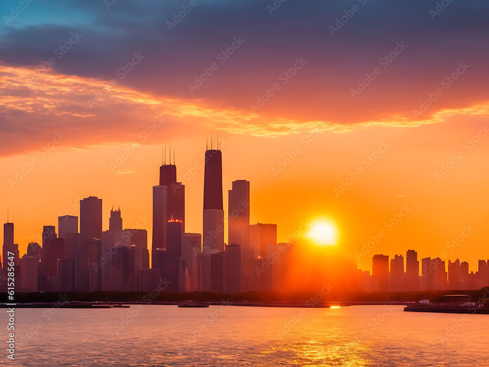 Chicago skyline picture