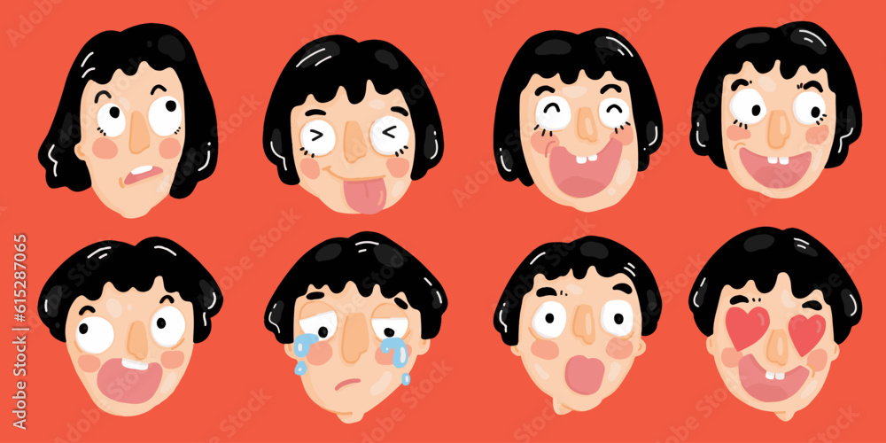 set of faces set of faces