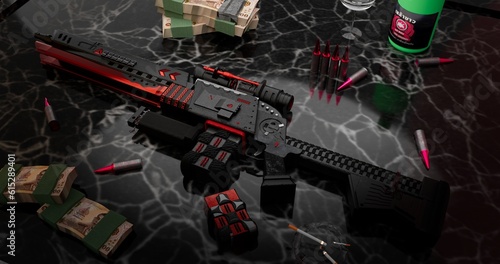 sci fi gun real gun toy gun Super Gun bullet weapon sword sci fi 