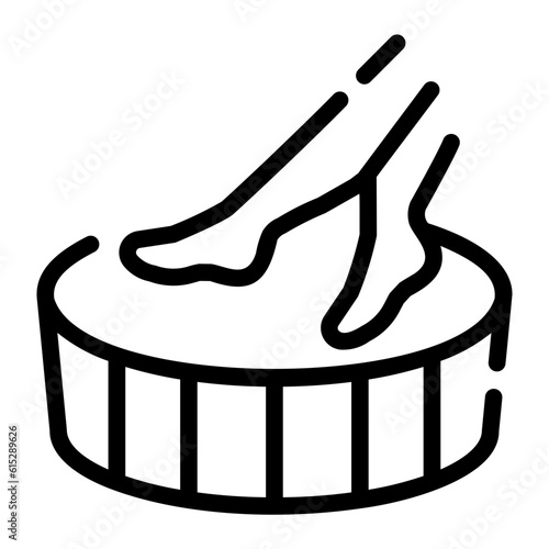 pedicure Line Icon