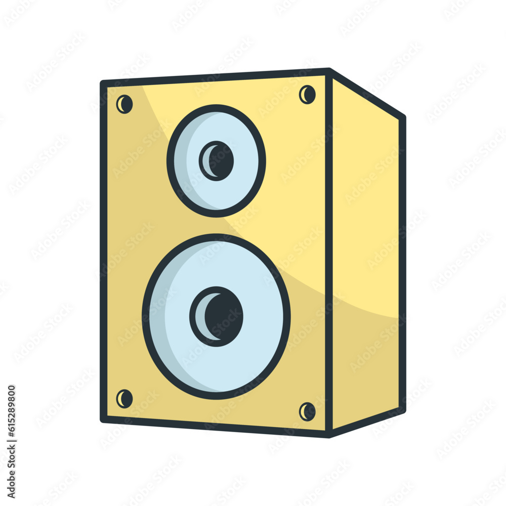 Speaker Sound Icon Vector On Trendy Design Speaker Sound Icon Vector On Trendy Design