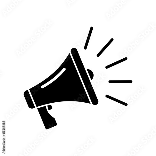 Megaphone icon vector on trendy design