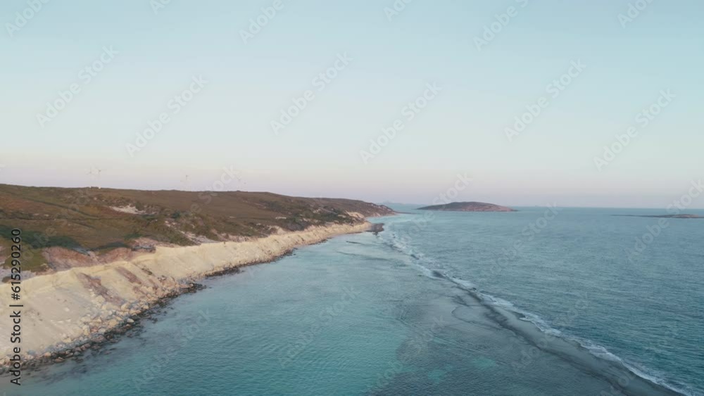 Australian Coastal beaches and rock formations Esperance. Aerial view from drone 4K Australian Coastal beaches and rock formations Esperance. Aerial view from drone 4K