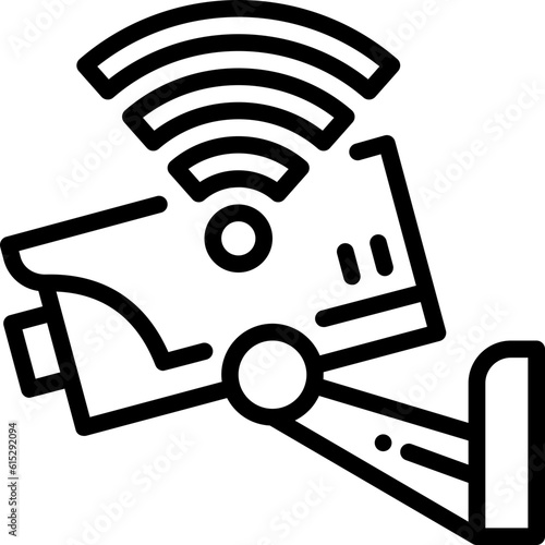 cctv line icon