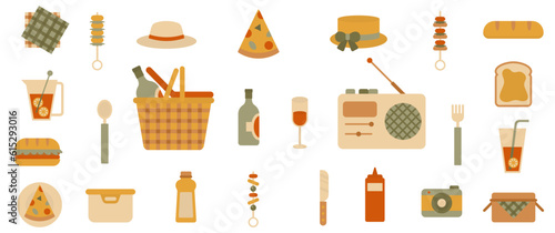 Aesthetic Picnic Graphic Illustration 1