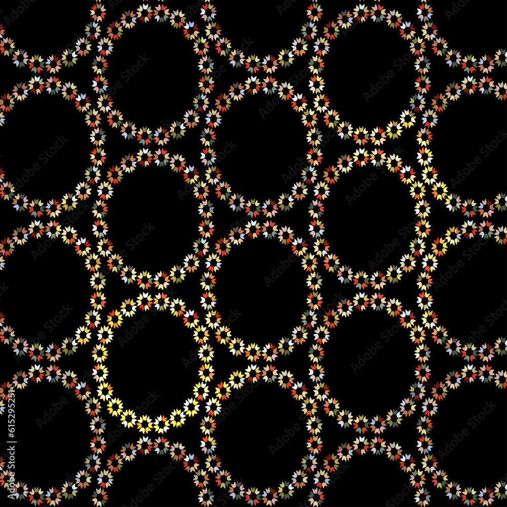 Bright colored elements with a gradient on a black background. Bright colored elements with a gradient on a black background.