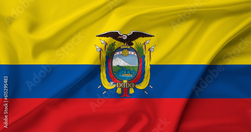 Photo flag of ecuador