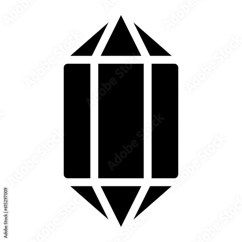 crystal glyph icon