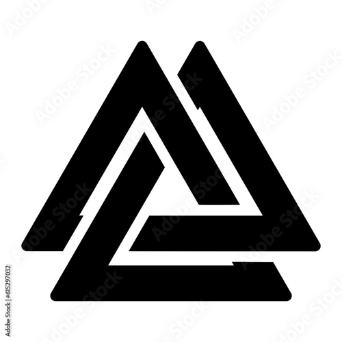 valknut glyph icon