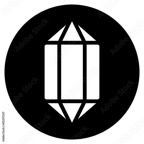 crystal glyph icon