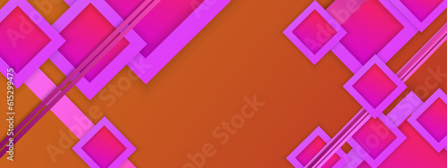 Vector colorful colourful abstract modern banner business background with geometric shapes