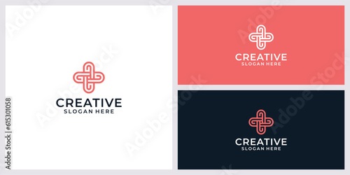 Gggg monogram logo template
