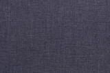 Dark grey linen fabric texture background, seamless pattern of natural textile.
