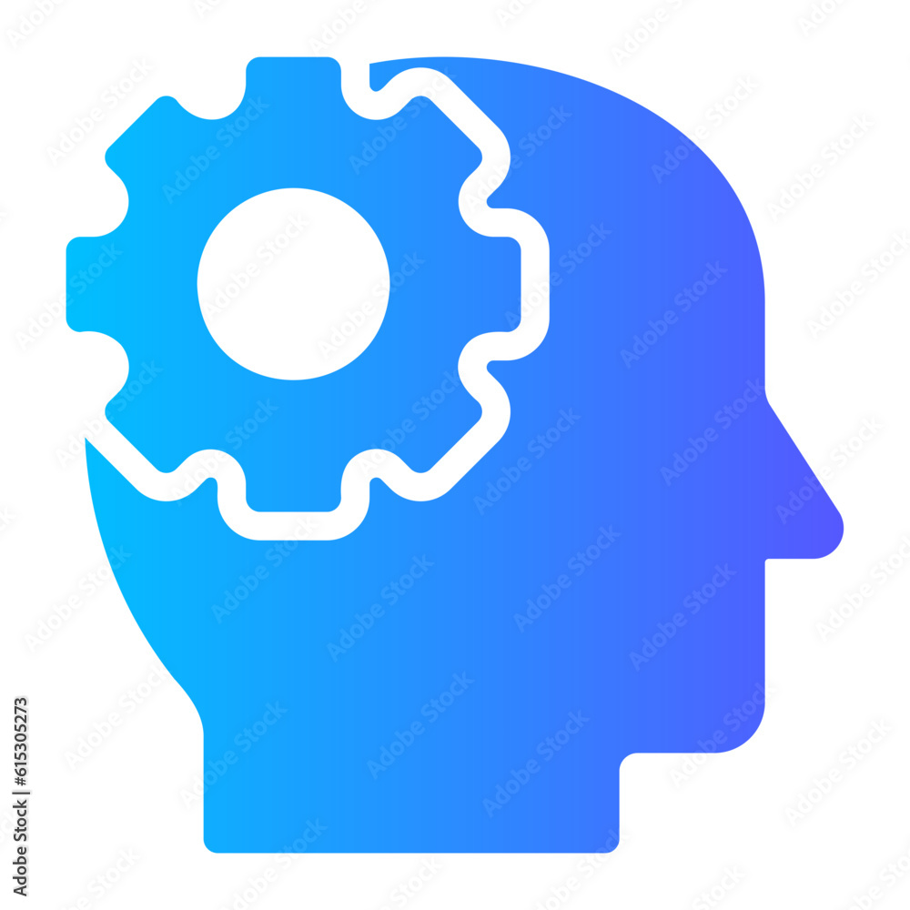 analytical thinking gradient icon analytical thinking gradient icon