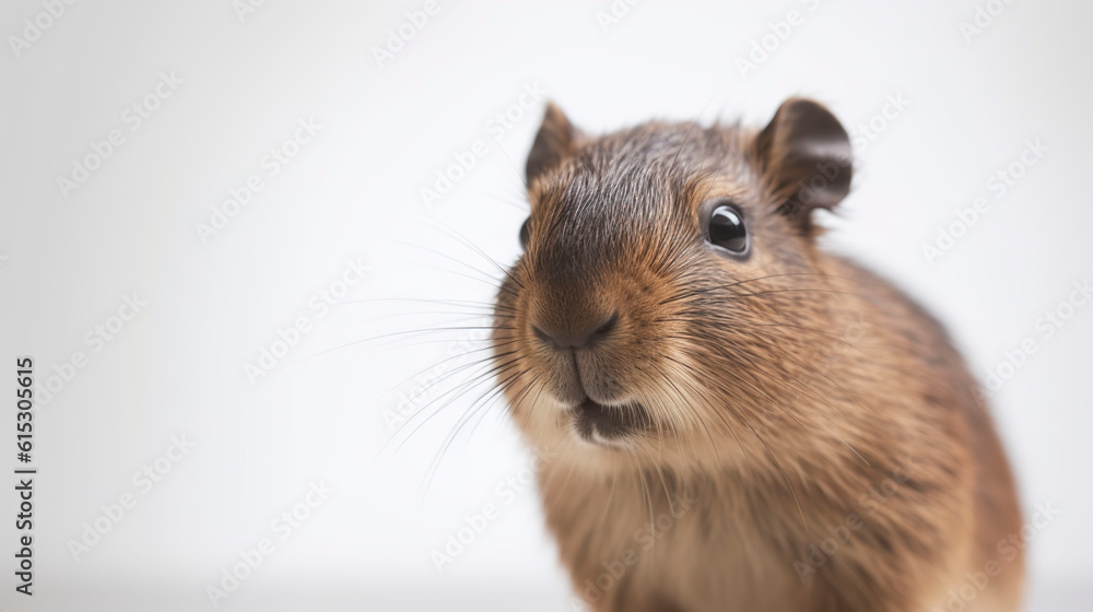 Capybara. Copy space, background. Generative AI. Capybara. Copy space, background. Generative AI.