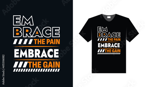 Best typography t shirt design for gym and fitness motivation and inspiration