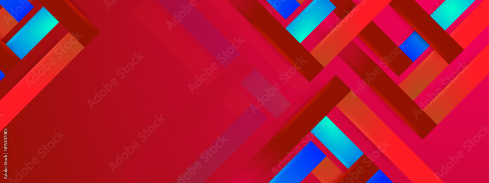 Fototapeta premium Vector geometric background banner colorful colourful abstract