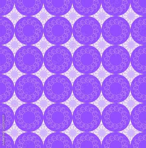 Seamless Geomatric vector background Pattern in purple