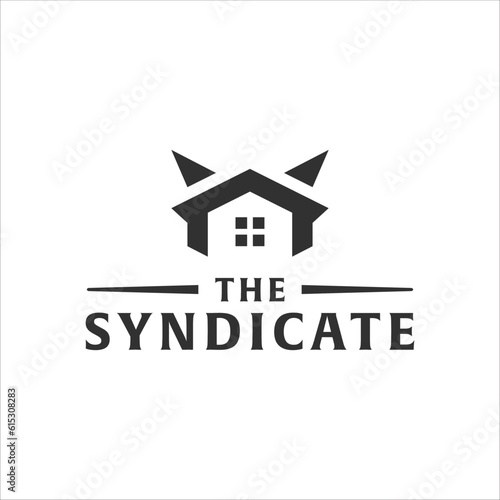 real estate house hotel logo design template syndicate