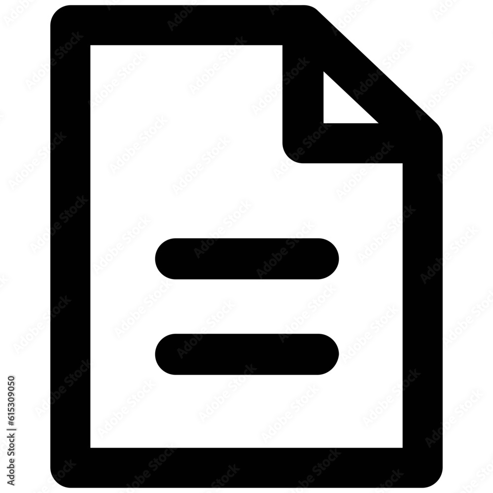 A well-designed icon of document verified 