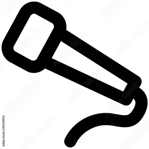 Set of Communication Interface Line Icons
