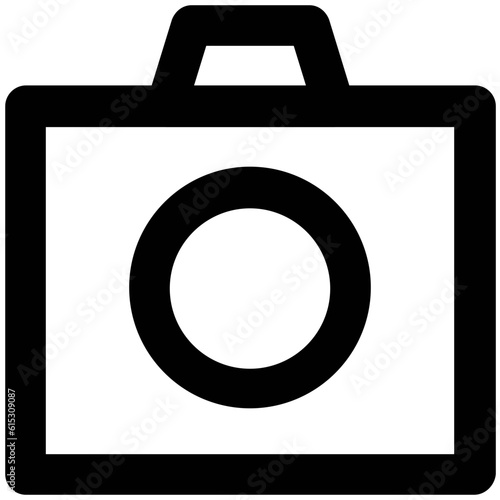 Set of Communication Interface Line Icons
