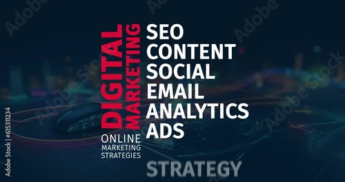 Strategic Visuals: Digital Marketing and Online Strategies in Animation