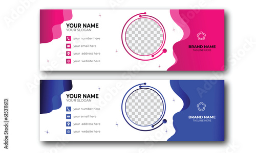 creative and unique Email signature design, professional email signature design,