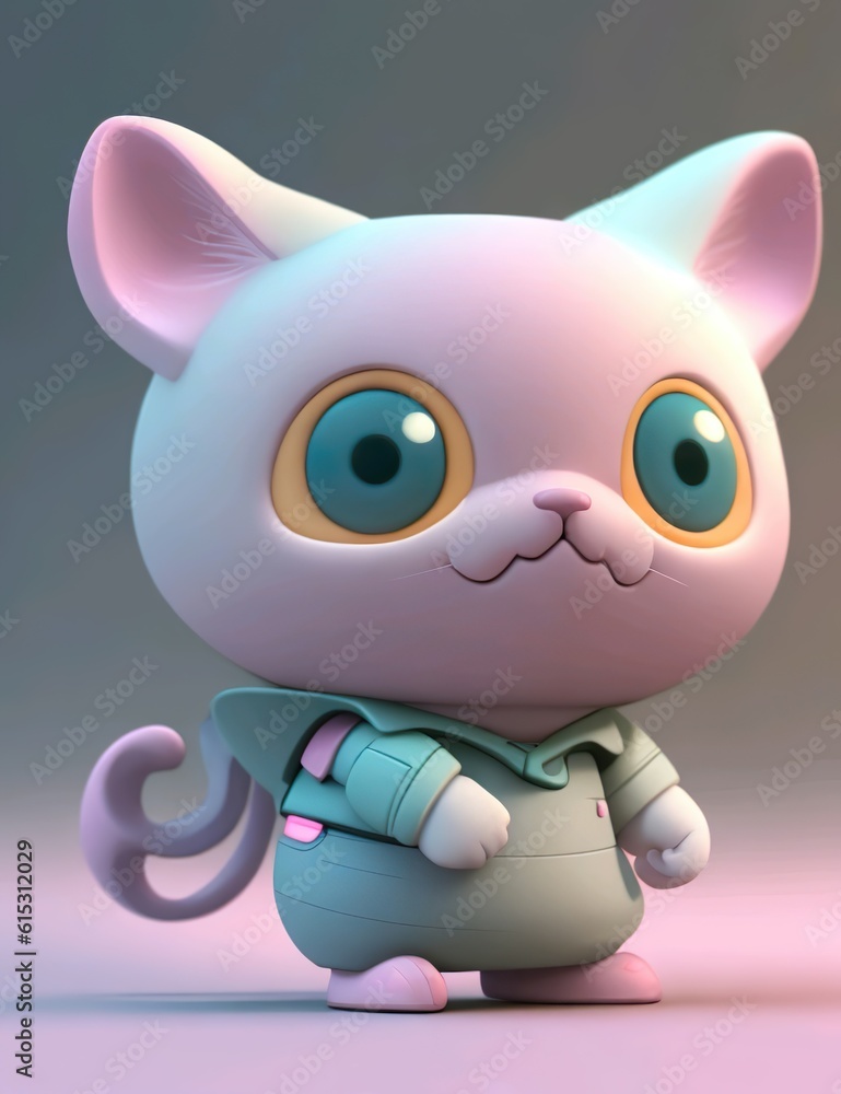 Fototapeta premium Tiny realist largato toyer_so