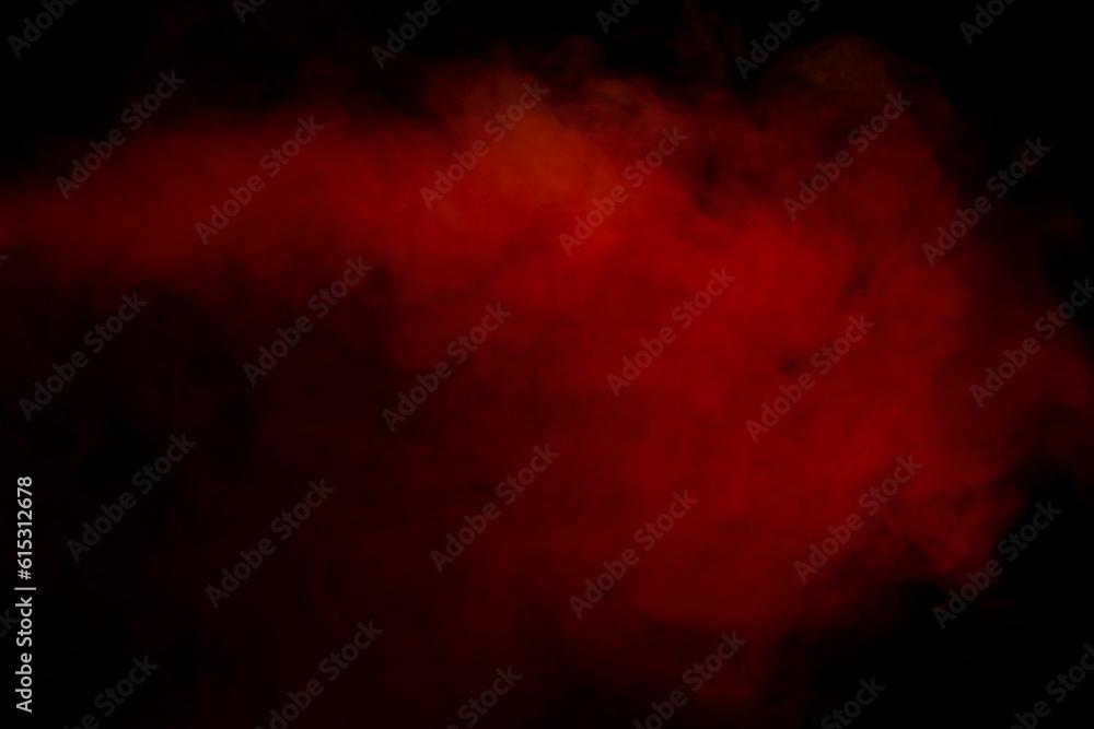 Orange and red steam on a black background. Orange and red steam on a black background.