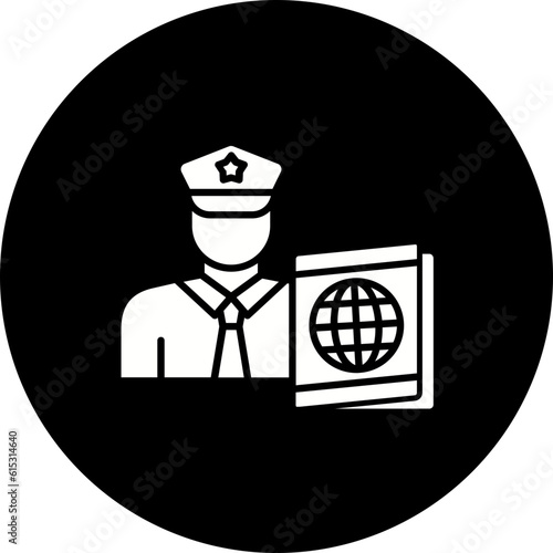 Passport control Icon