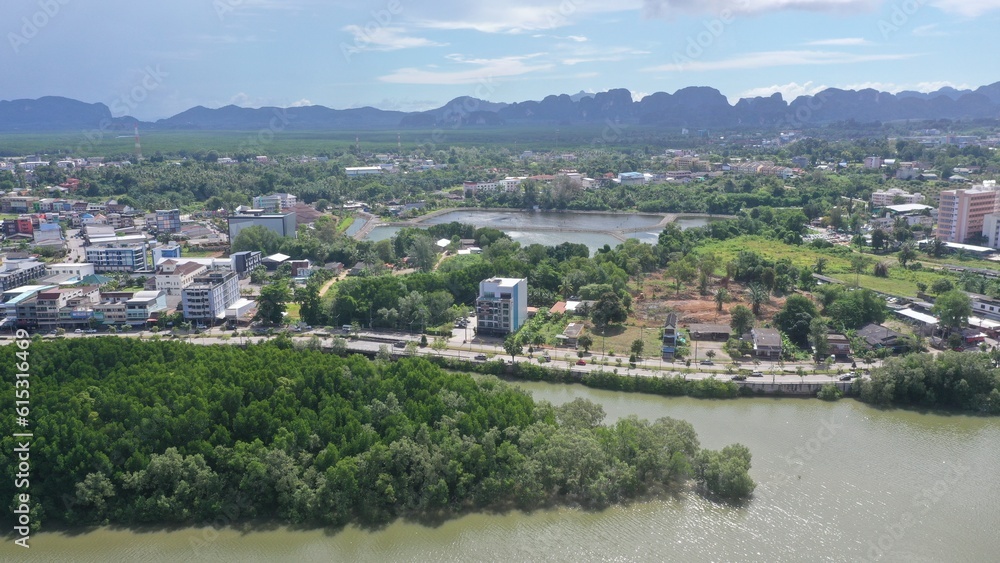 Aerial view in Krabi Thailand