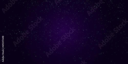 Night starry sky with stars and planets suitable as background